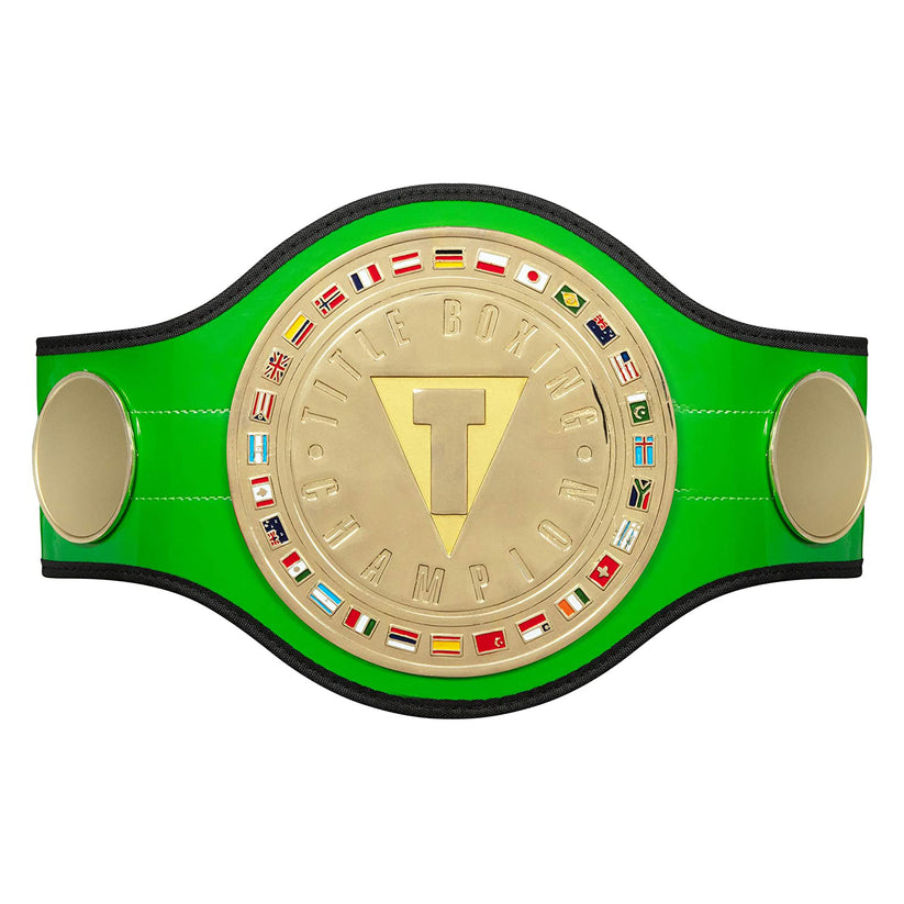 Title Boxing Green Championship Belt