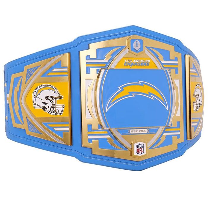 Los Angeles Chargers WWE Legacy Title Belt